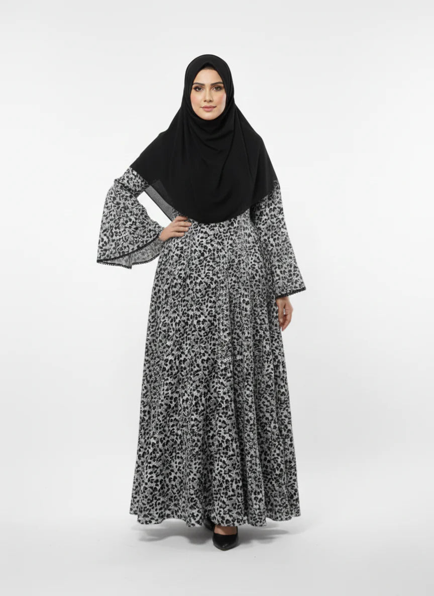Umbrella maxi print lace