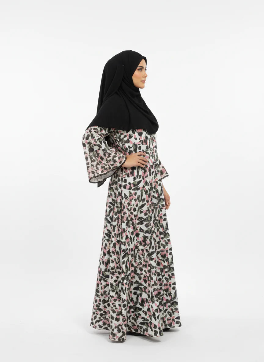 Umbrella f/o print lace