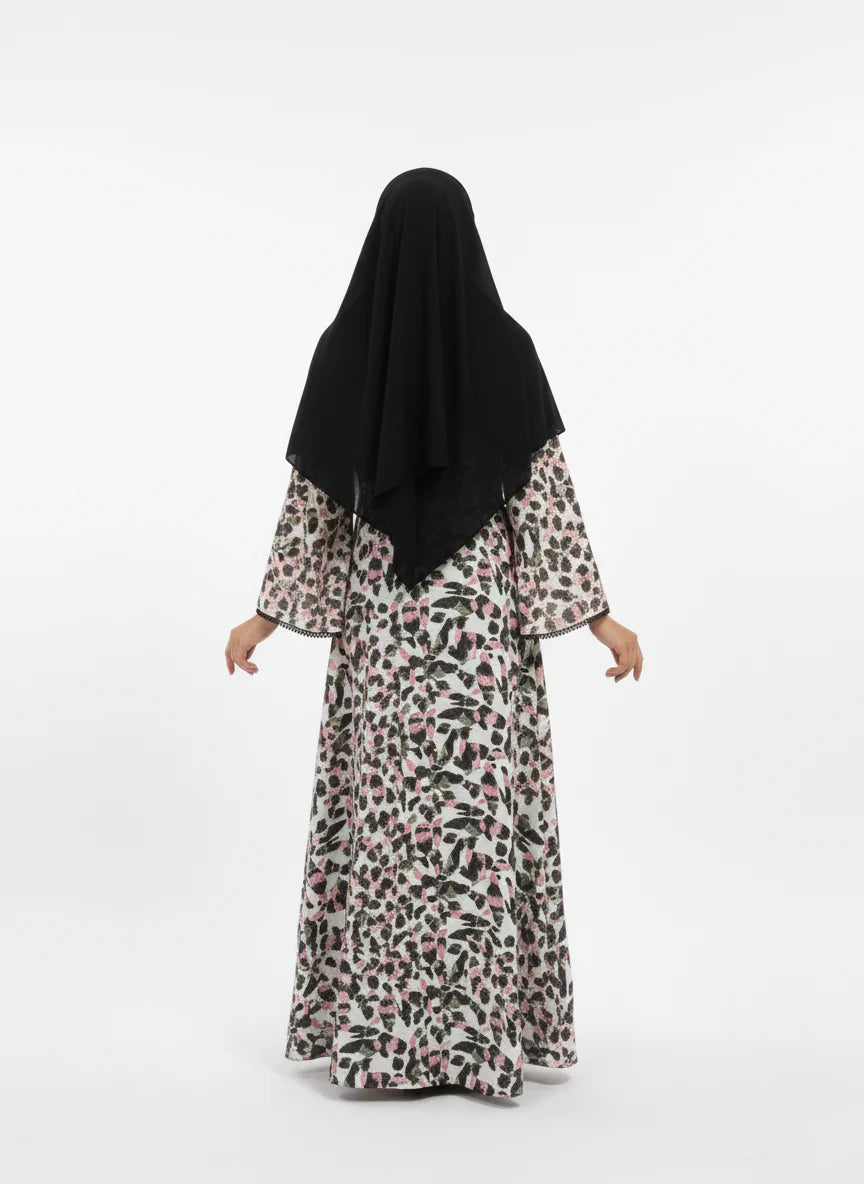 Umbrella f/o print lace